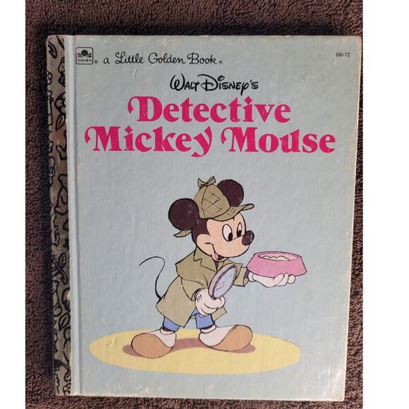 Disney Other - Mickey Mouse Detective Book Vintage 1985